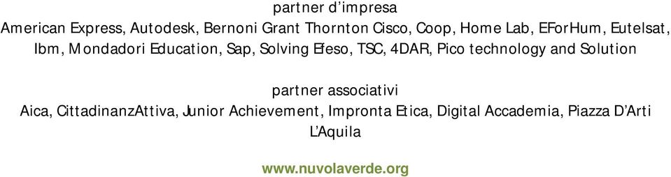 4DAR, Pico technology and Solution partner associativi Aica, CittadinanzAttiva,