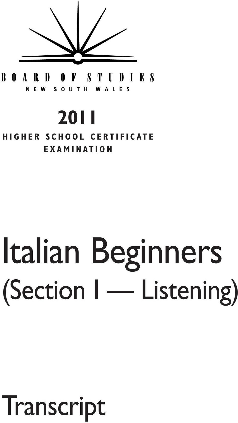 Italian Beginners