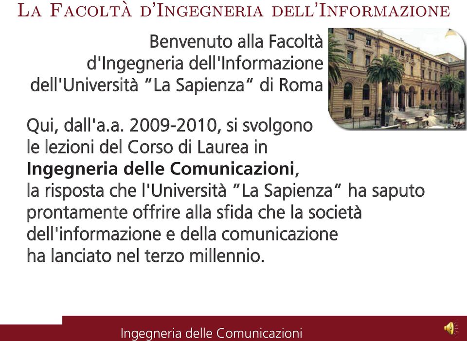 ione dell'università La 