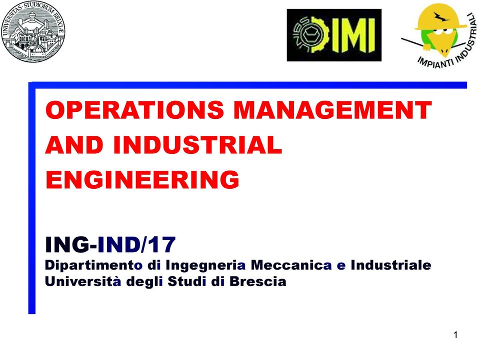 di Ingegneria Meccanica e