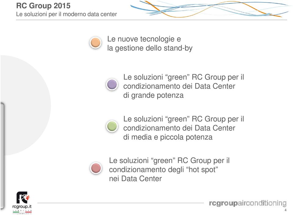 RC Group per il condizionamento dei Data Center di media e piccola potenza Le