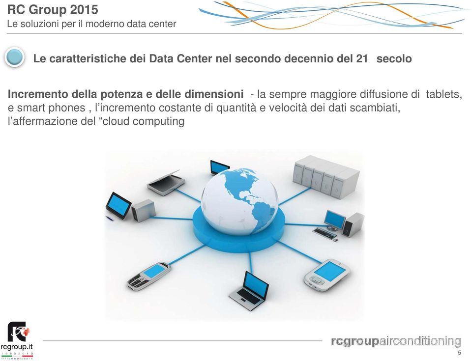 maggiore diffusione di tablets, e smart phones, l incremento