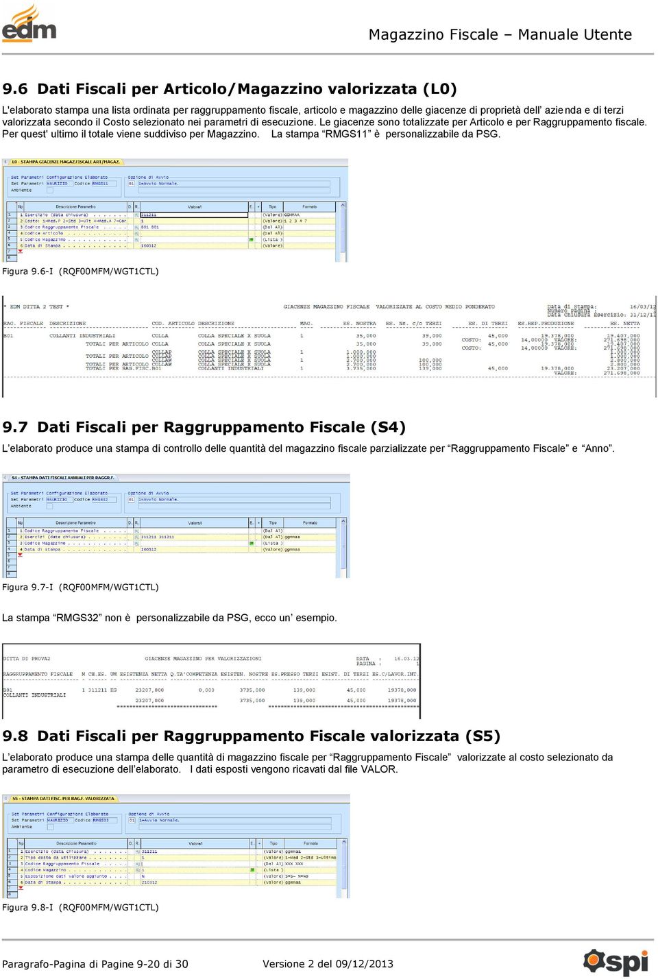 La stampa RMGS11 è personalizzabile da PSG. Figura 9.6-I (RQF00MFM/WGT1CTL) 9.