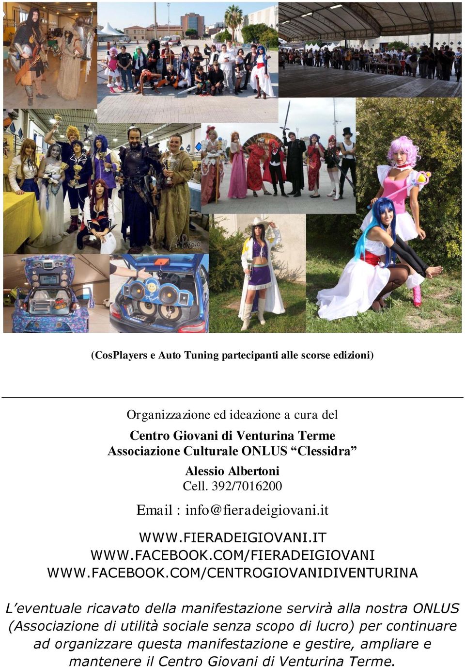 COM/FIERADEIGIOVANI WWW.FACEBOOK.