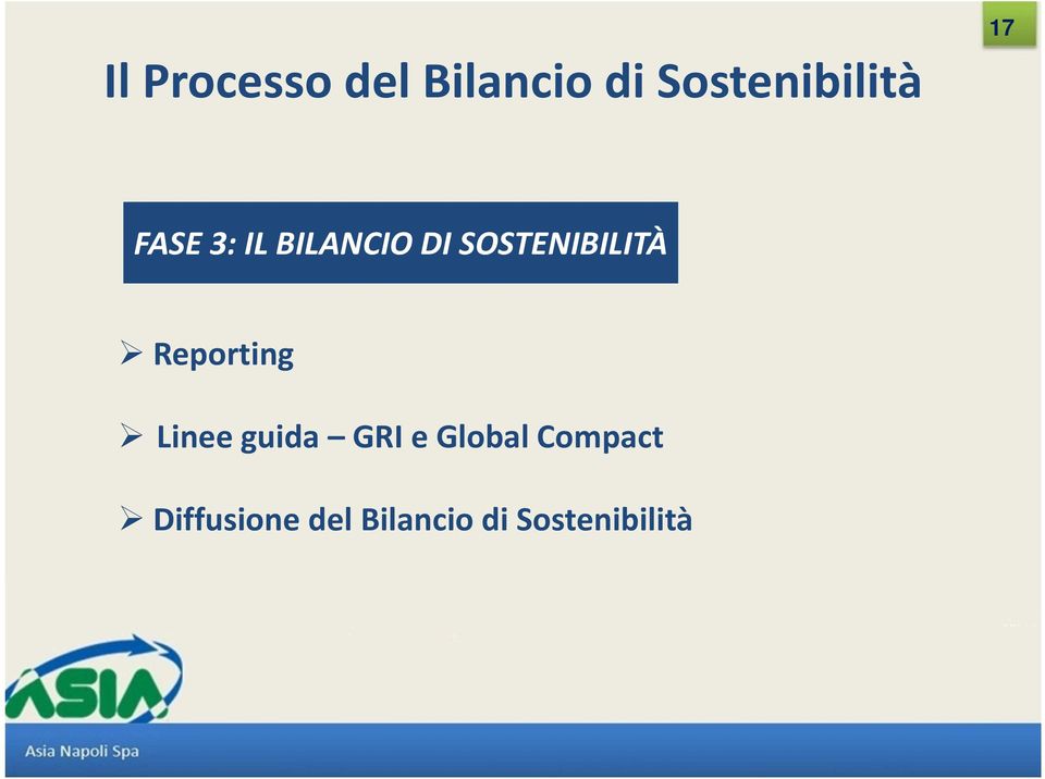 Reporting Lineeguida GRI e Global