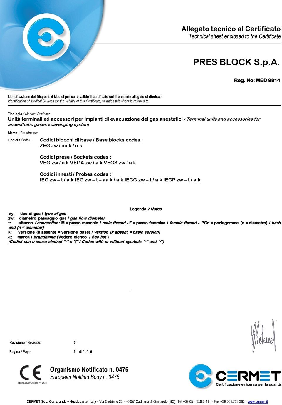 passaggio gas / gas flow diameter t: attacco / connection: M = passo maschio / male thread - F = passo femmina / female thread - PGn = portagomme (n = diametro) / barb end (n = diameter) k: