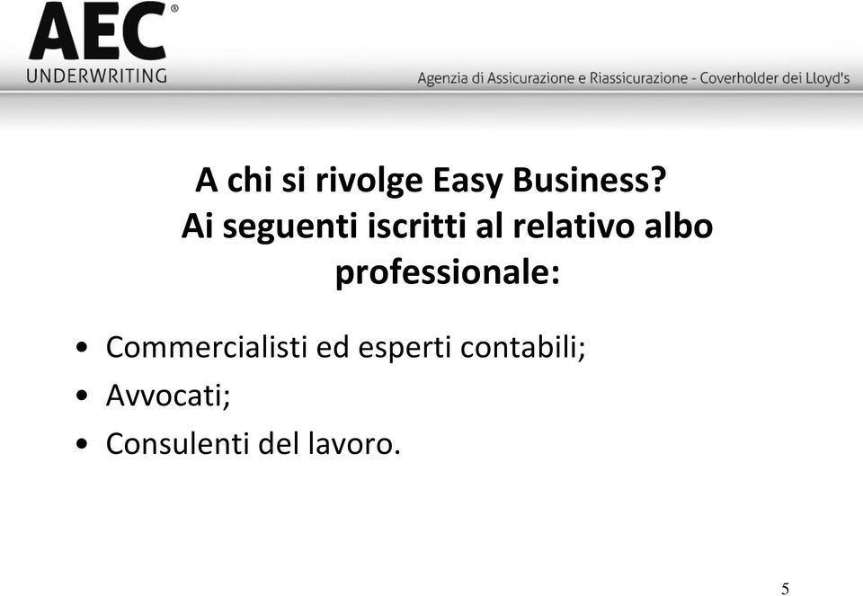 professionale: Commercialisti ed