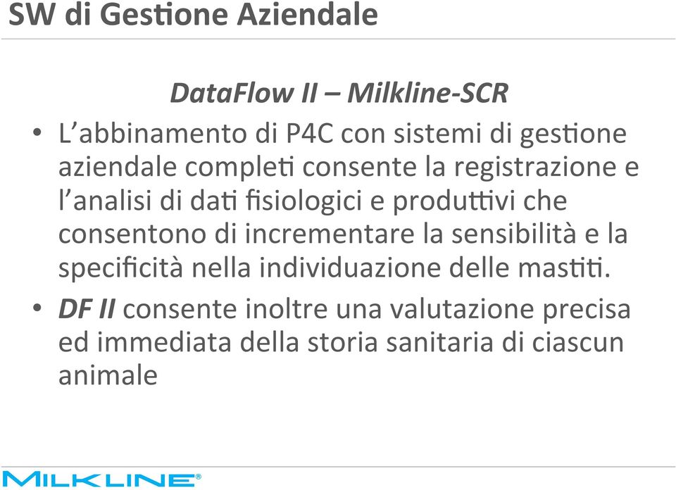 consentono di incrementare la sensibilità e la specificità nella individuazione delle masii.