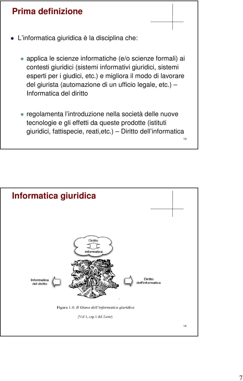 ) e migliora il modo di lavorare del giurista (automazione di un ufficio legale, etc.