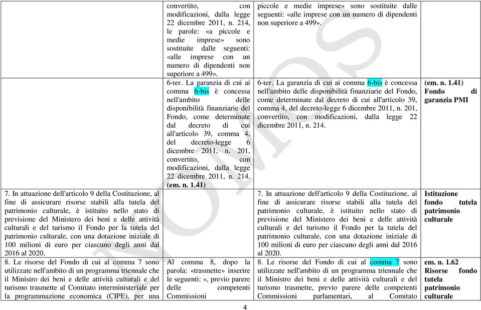 Le risorse del Fondo di cui al comma 7 sono utilizzate nell'ambito di un programma triennale che il Ministro dei beni e delle attività culturali e del turismo trasmette al Comitato interministeriale