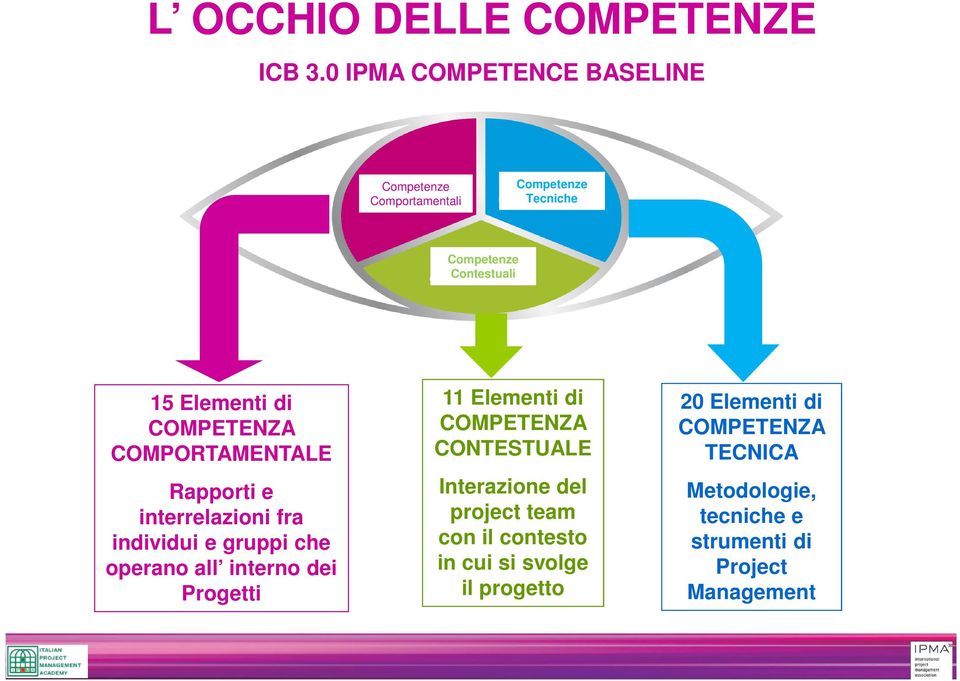 COMPETENZA COMPORTAMENTALE Rapporti e interrelazioni fra individui e gruppi che operano all interno dei Progetti