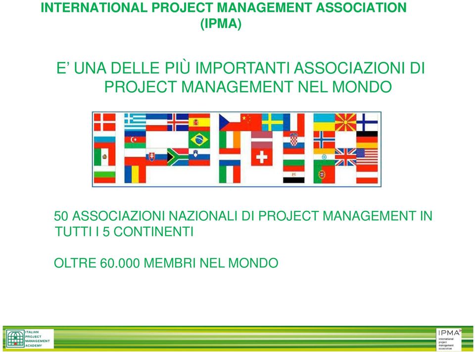 MANAGEMENT NEL MONDO 50 ASSOCIAZIONI NAZIONALI DI