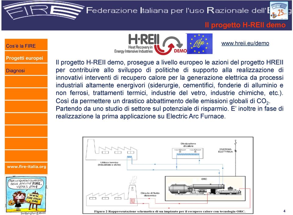 innovativi interventi di recupero calore per la generazione elettrica da processi industriali altamente energivori (siderurgie, cementifici, fonderie di alluminio e