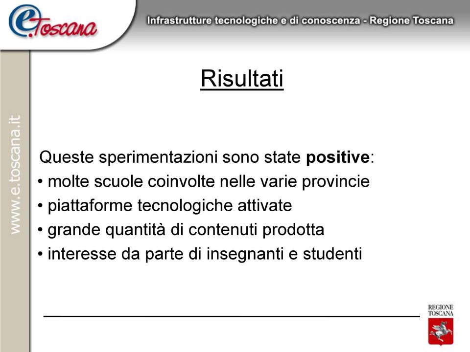 piattaforme tecnologiche attivate grande quantità di