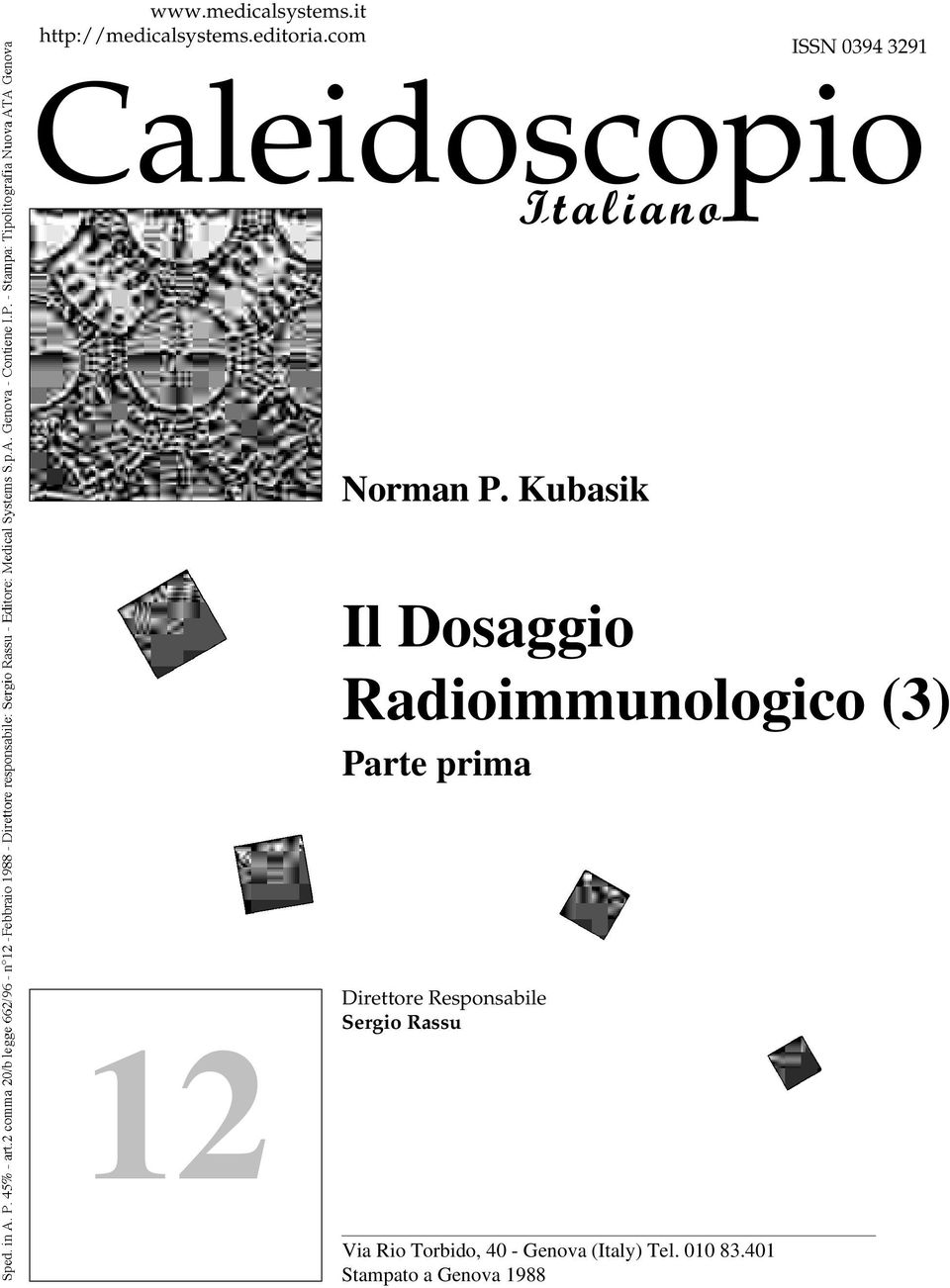 Kubasik Il Dosaggio Radioimmunologico (3) Parte prima 12 Direttore