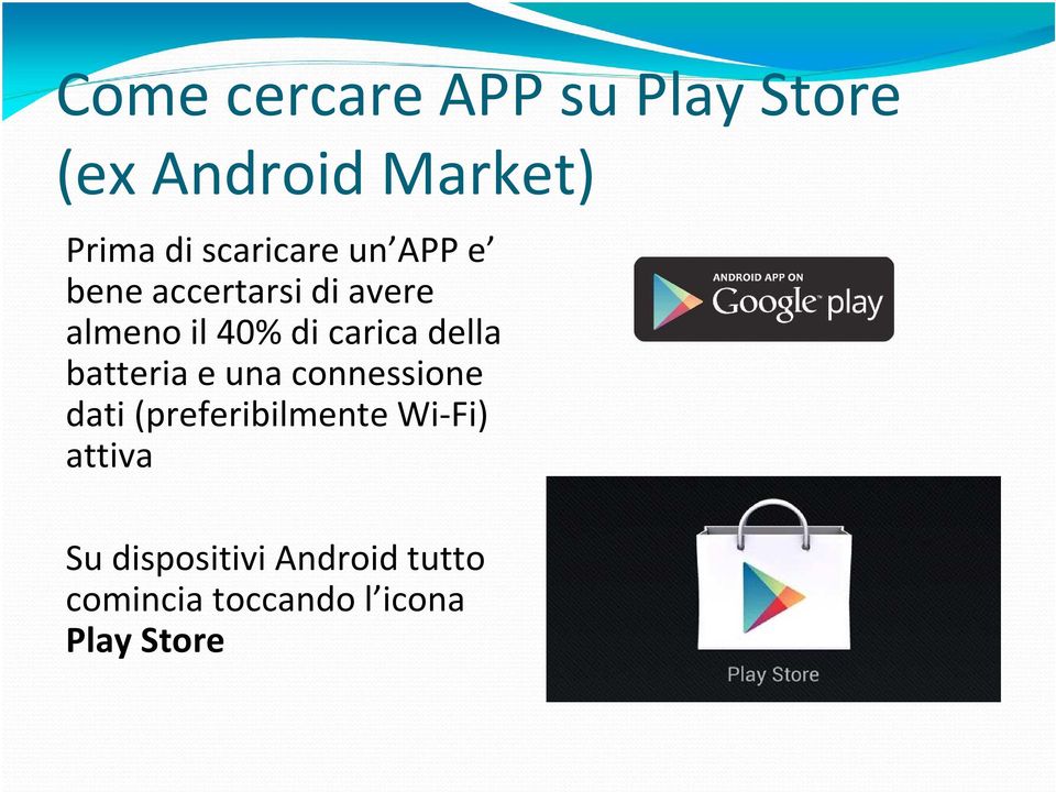 carica della batteria e una connessione dati (preferibilmente