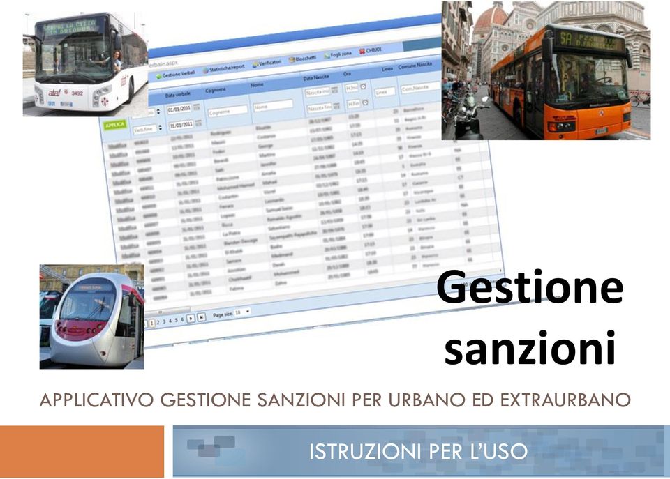 EXTRAURBANO ISTRUZIONI