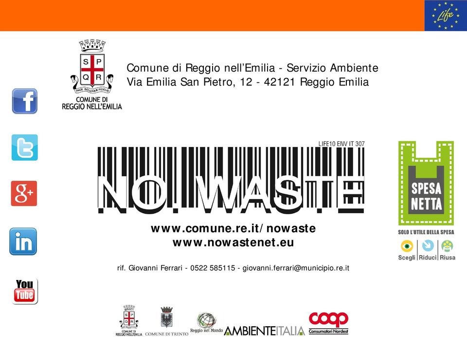 comue.re.it/owaste www.owasteet.eu rif.