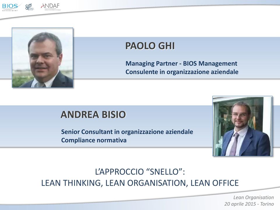 Consultant in organizzazione aziendale Compliance