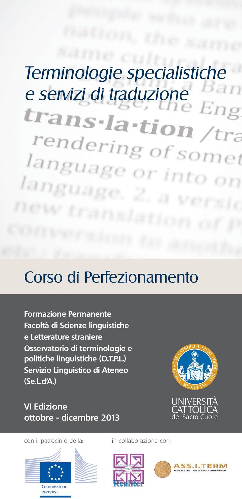 Osservatorio di terminologie e politiche linguistiche (O.T.P.L.