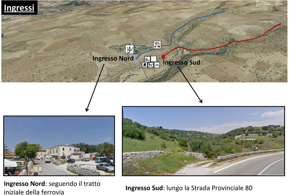 tratto iniziale della ferrovia