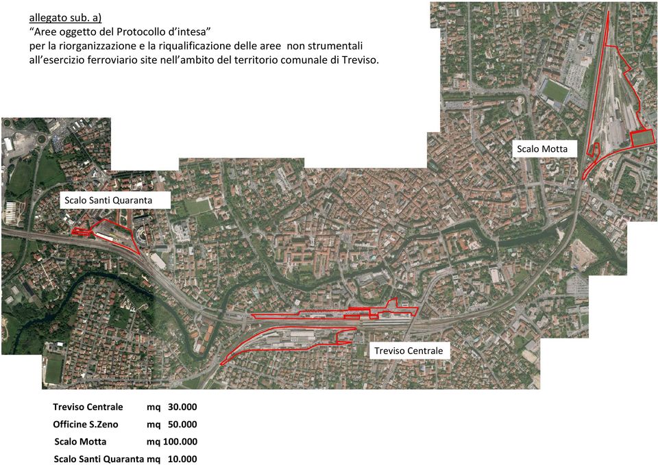 delle aree non strumentali all esercizio ferroviario site nell ambito del territorio