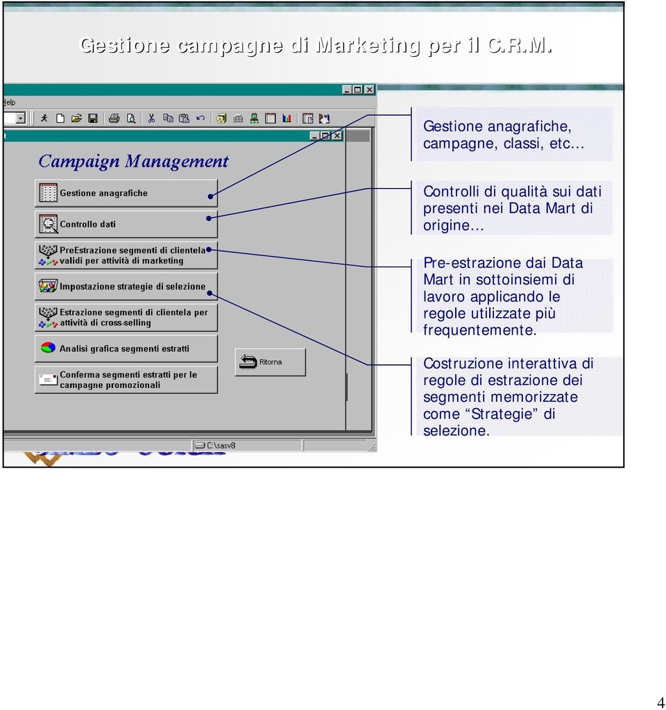 di lavoro applicando le regole utilizzate più frequentemente.