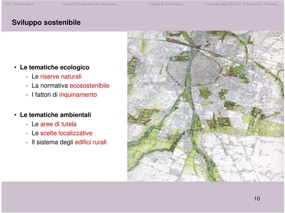 inquinamento Le tematiche ambientali - Le aree di tutela