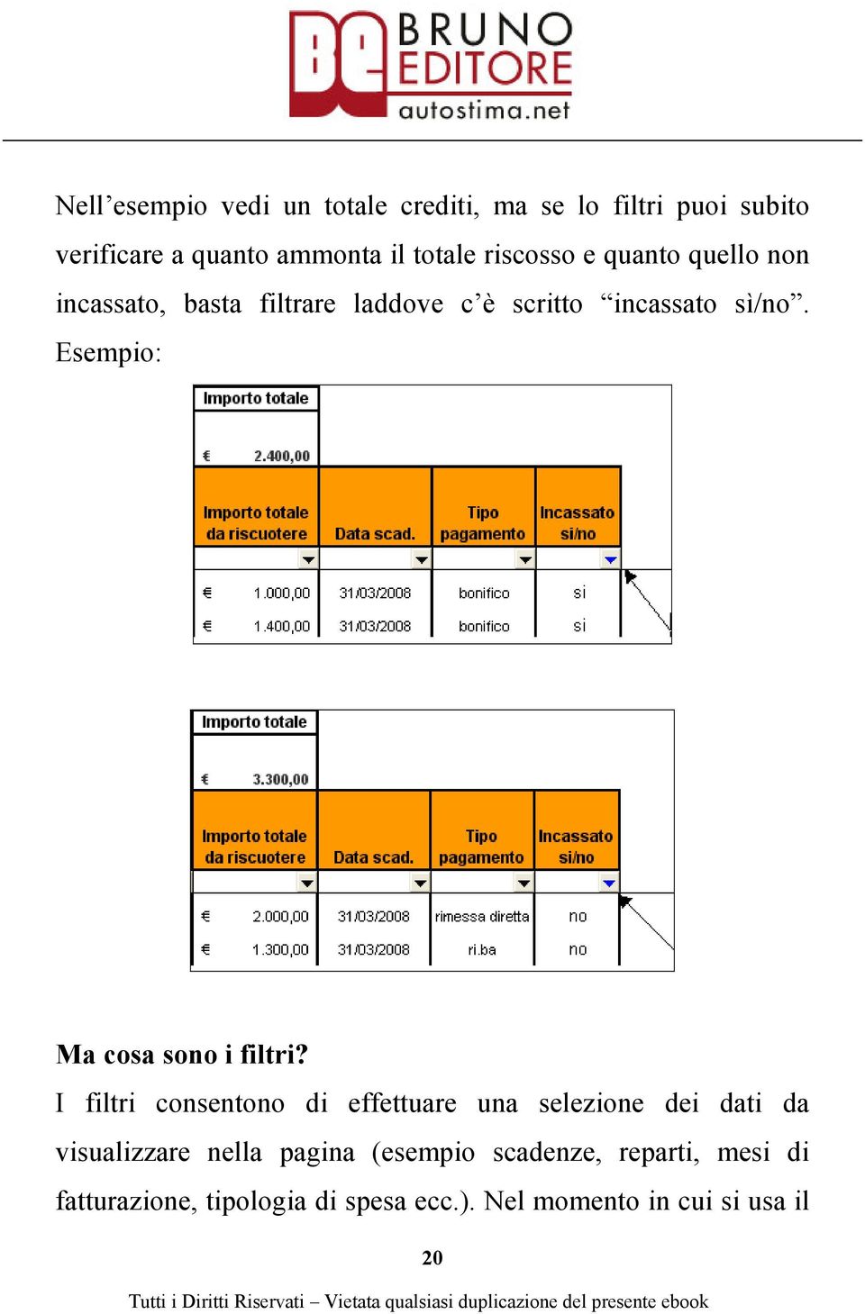 Esempio: Ma cosa sono i filtri?