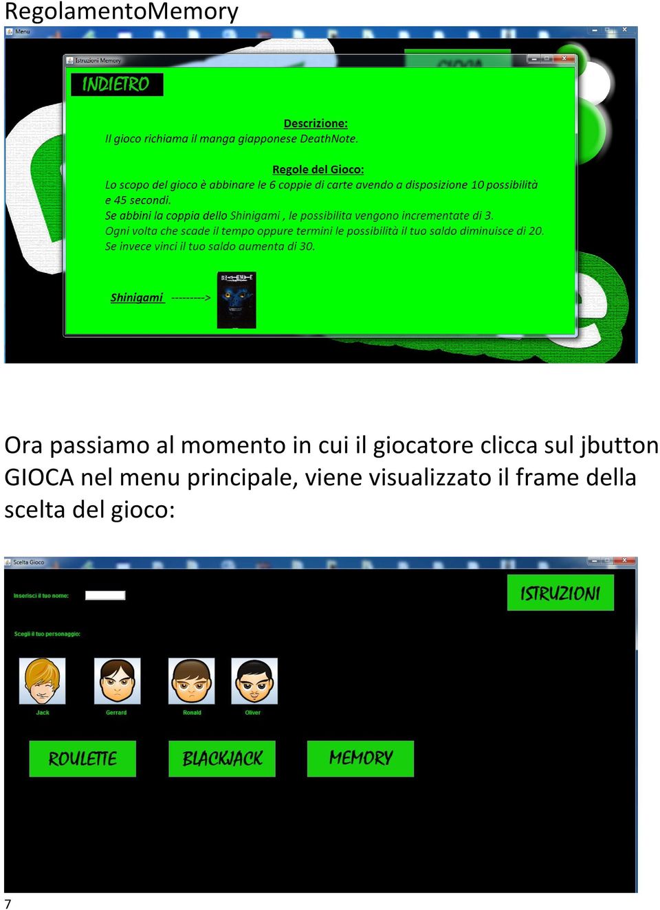 jbutton GIOCA nel menu principale, viene