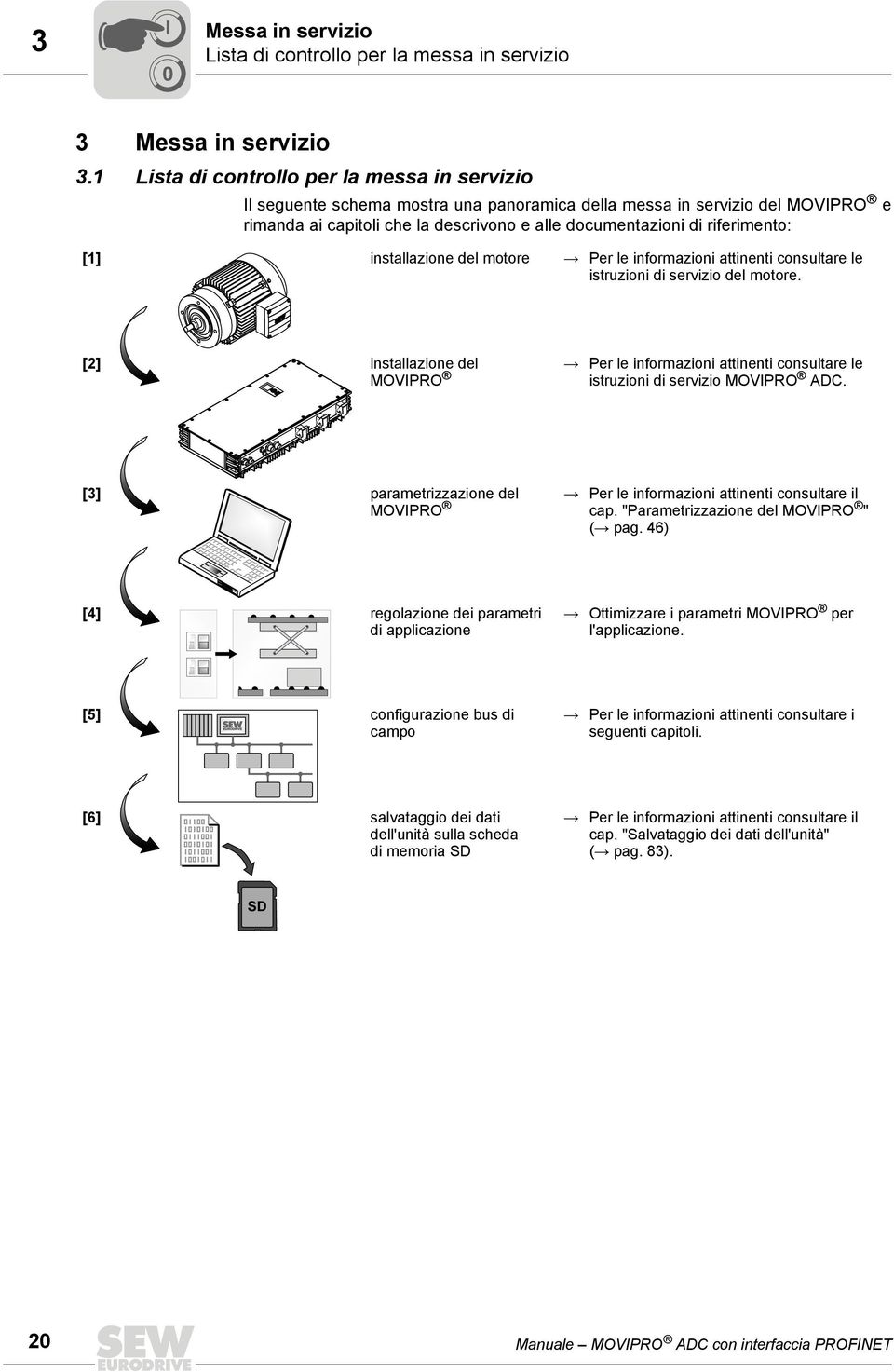 [1] installazione del motore Per le informazioni attinenti consultare le istruzioni di servizio del motore.