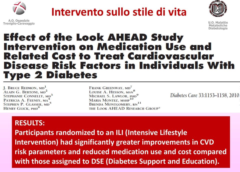 improvements in CVD risk parameters and reduced medication use and