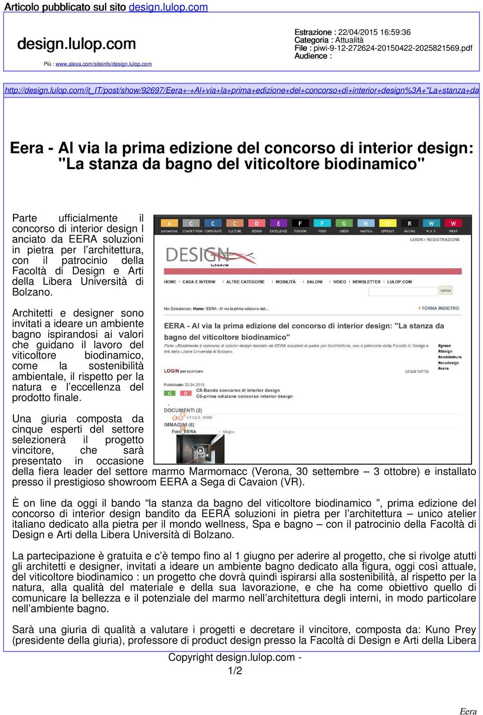 com/it_it/post/show/92697/+-+al+via+la+prima+edizione+del+concorso+di+interior+design%3a+"la+stanza+da - Al via la prima edizione del concorso di interior design: "La stanza da bagno del viticoltore