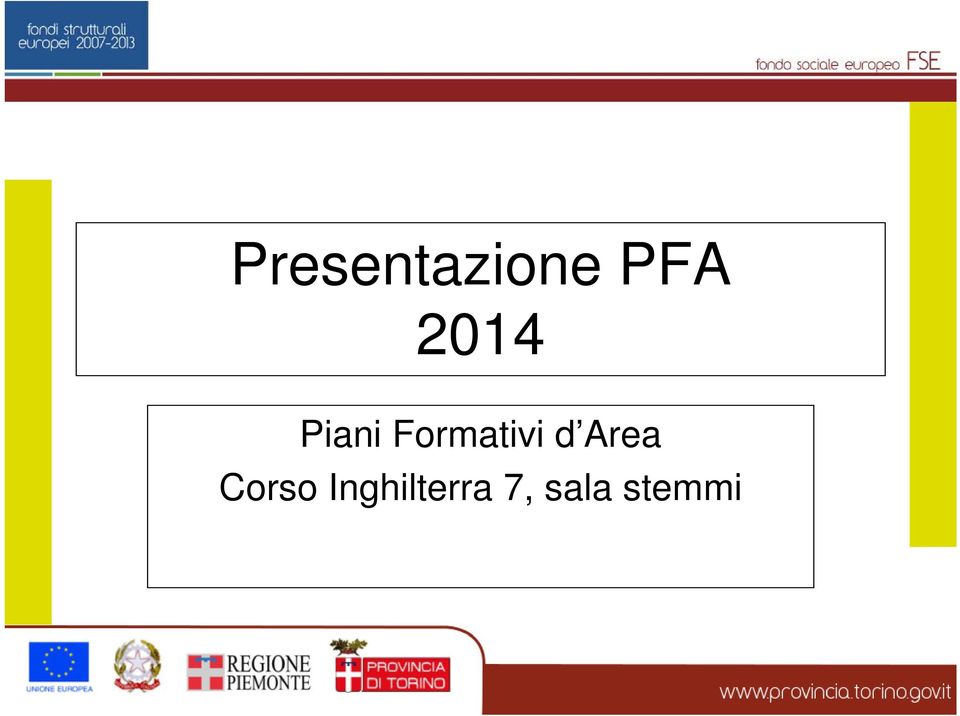 Formativi d Area