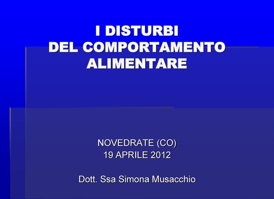 ALIMENTARE NOVEDRATE