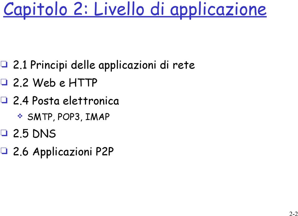 2 Web e HTTP 2.