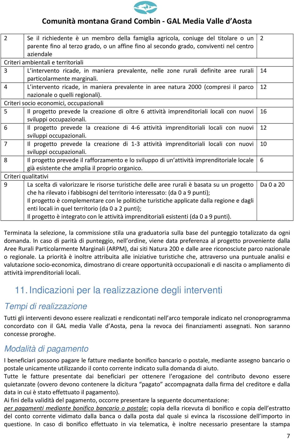 4 L intervento ricade, in maniera prevalente in aree natura 2000 (compresi il parco nazionale o quelli regionali).