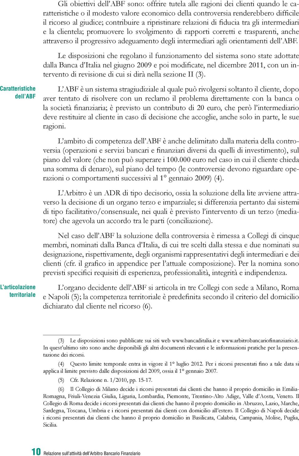 intermediari agli orientamenti dell ABF.