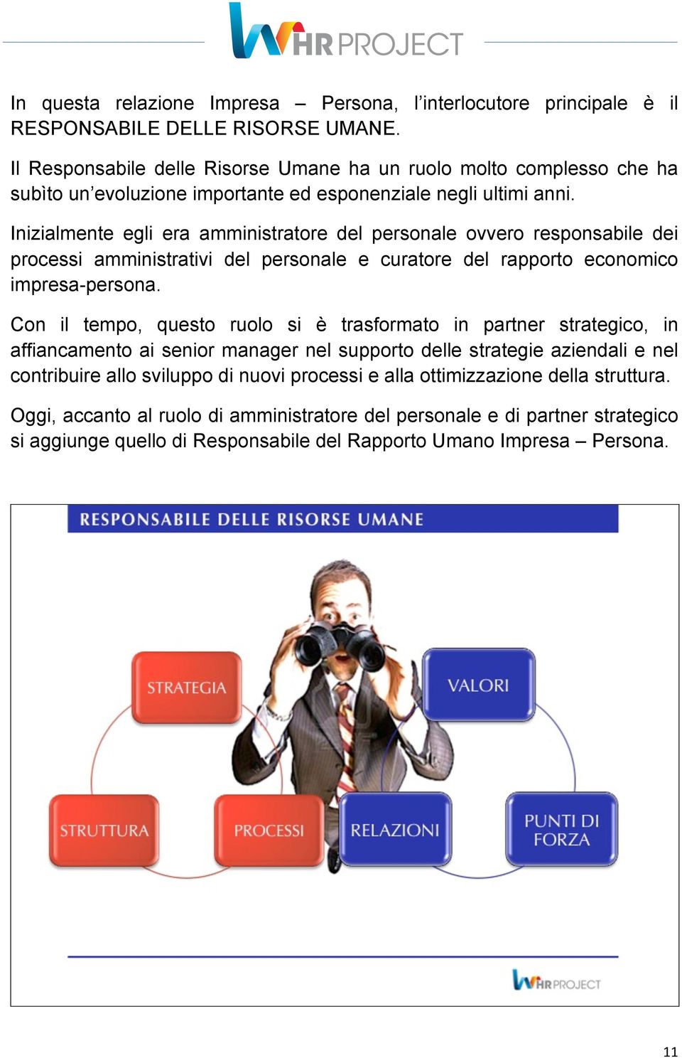 Inizialmente egli era amministratore del personale ovvero responsabile dei processi amministrativi del personale e curatore del rapporto economico impresa-persona.