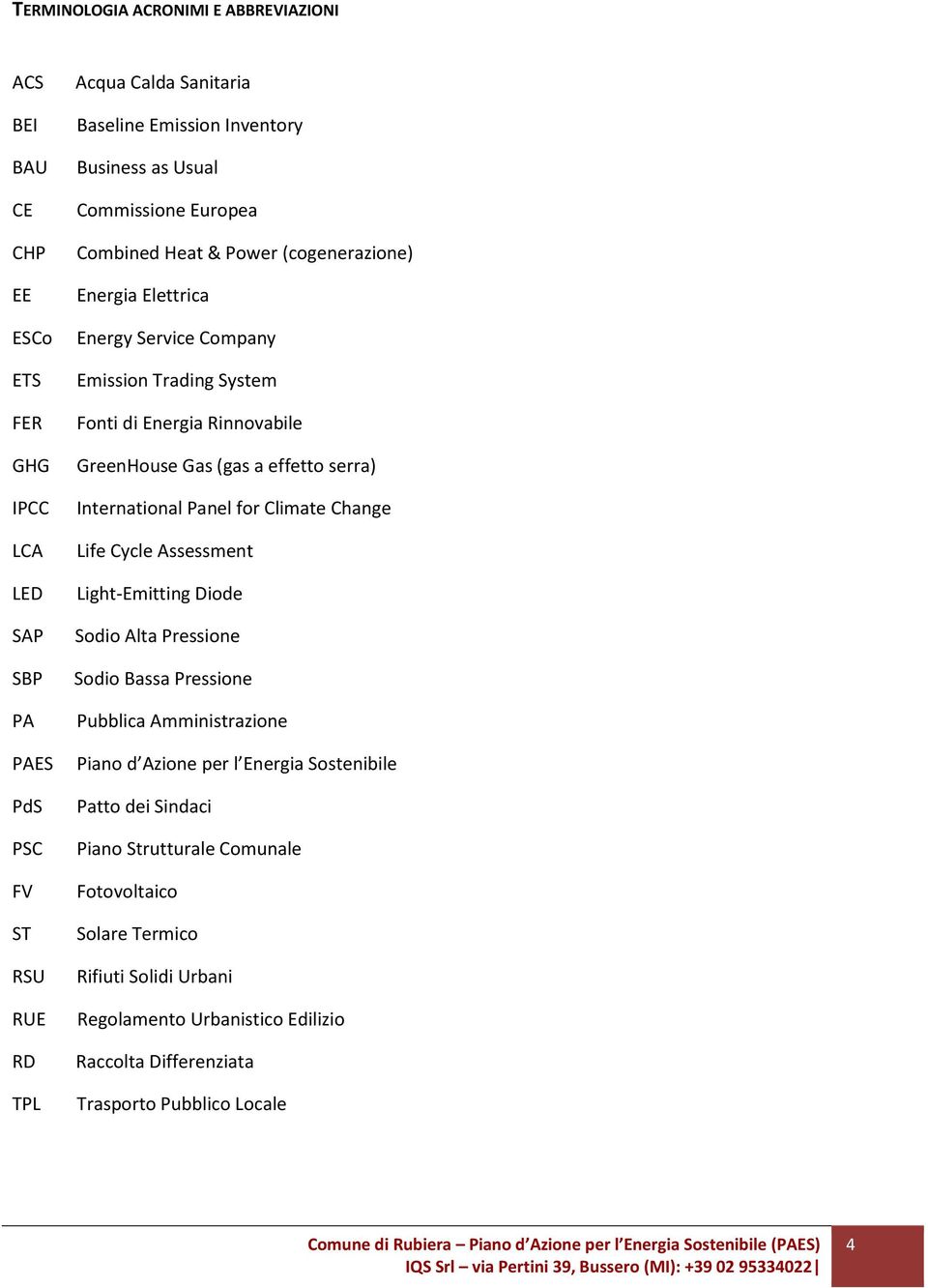 a effetto serra) International Panel for Climate Change Life Cycle Assessment Light-Emitting Diode Sodio Alta Pressione Sodio Bassa Pressione Pubblica Amministrazione Piano d Azione per l