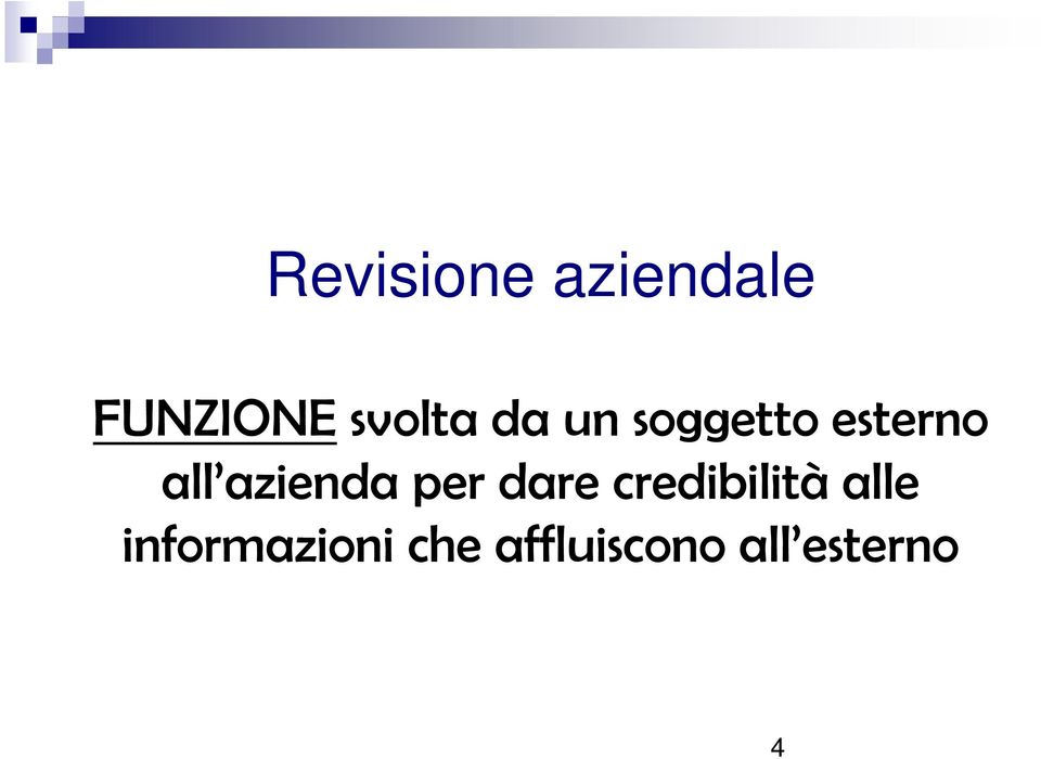 azienda per dare credibilità alle