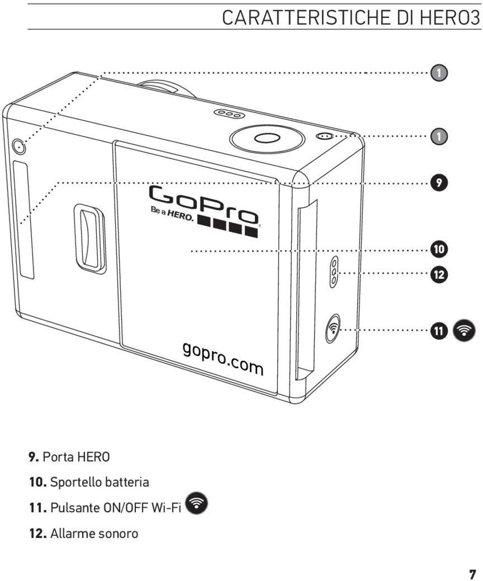 Sportello batteria 11.