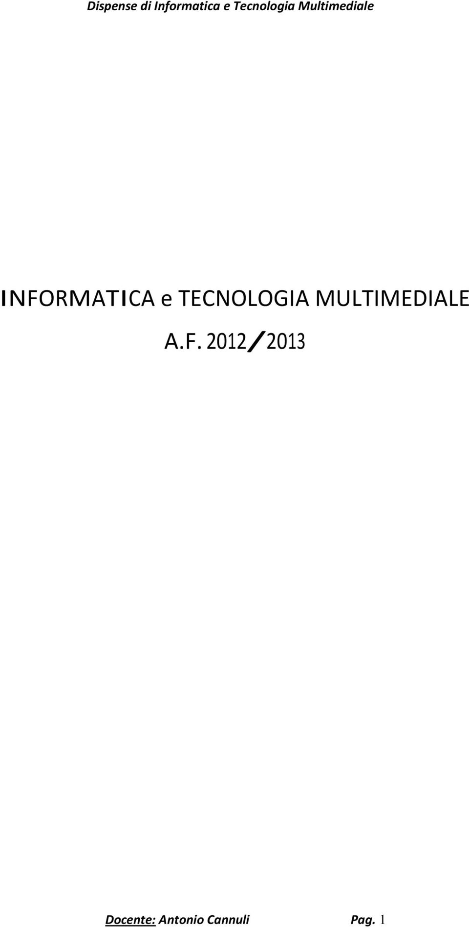 MULTIMEDIALE A.F.