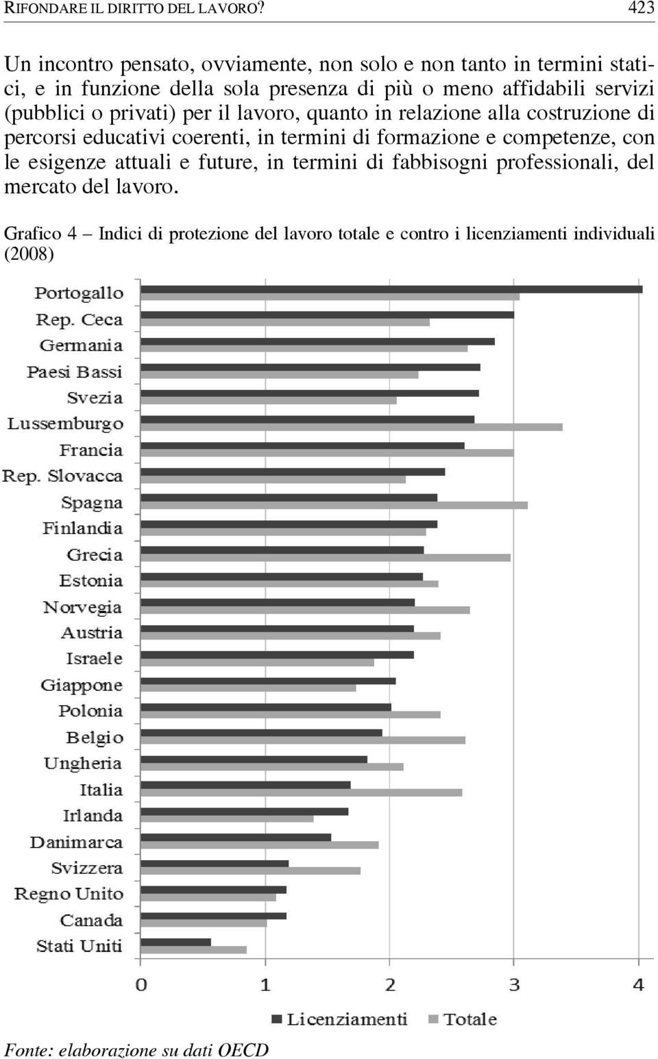 servizi (pubblici o privati) per il lavoro, quanto in relazione alla costruzione di percorsi educativi coerenti, in termini di