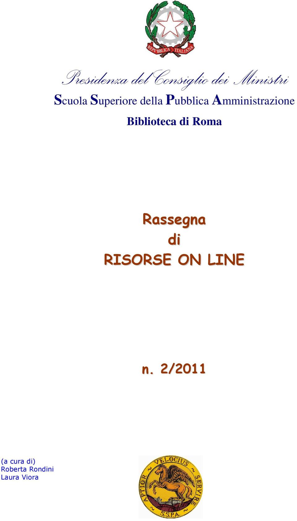 Amministrazione Rassegna di RISORSE ON