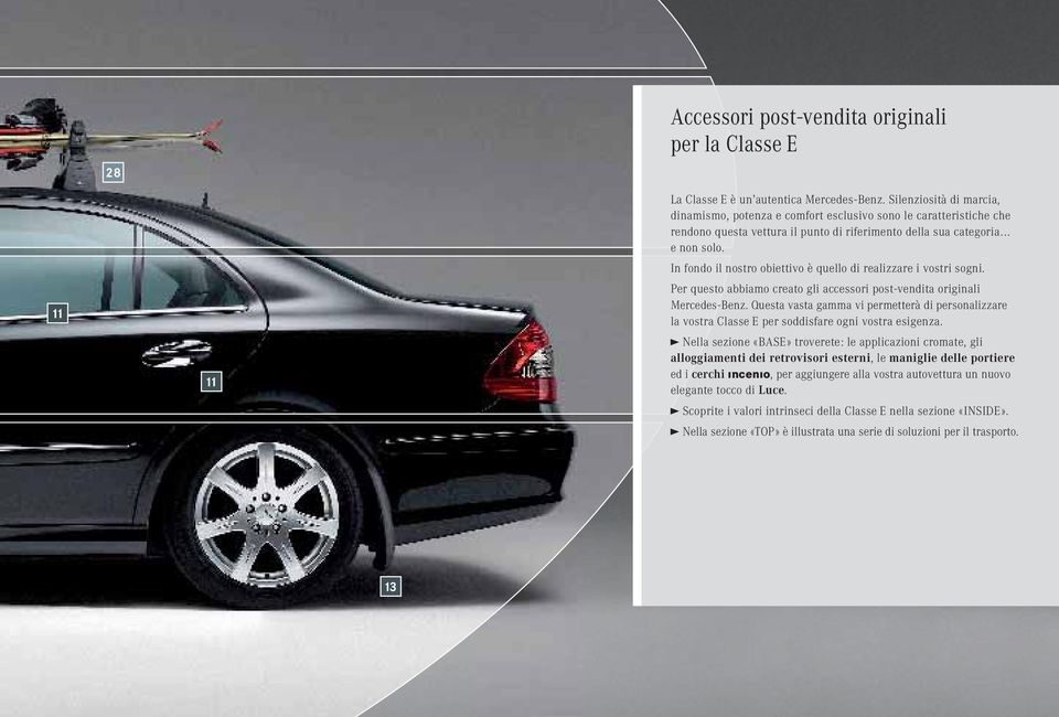 In fondo il nostro obiettivo è quello di realizzare i vostri sogni. Per questo abbiamo creato gli accessori post-vendita originali Mercedes-Benz.