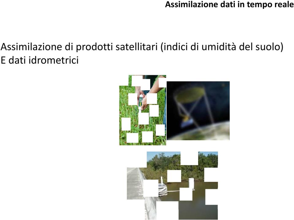 satellitari (indici di umidità