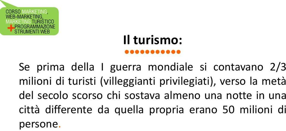 metà del secolo scorso chi sostava almeno una notte in una