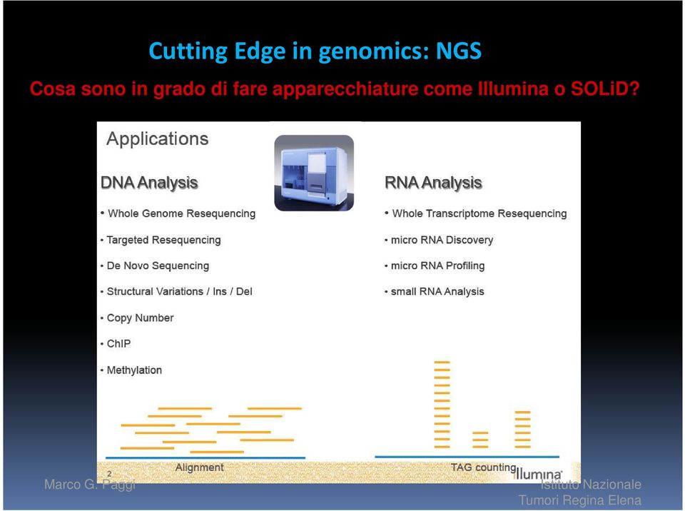 apparecchiature come Illumina