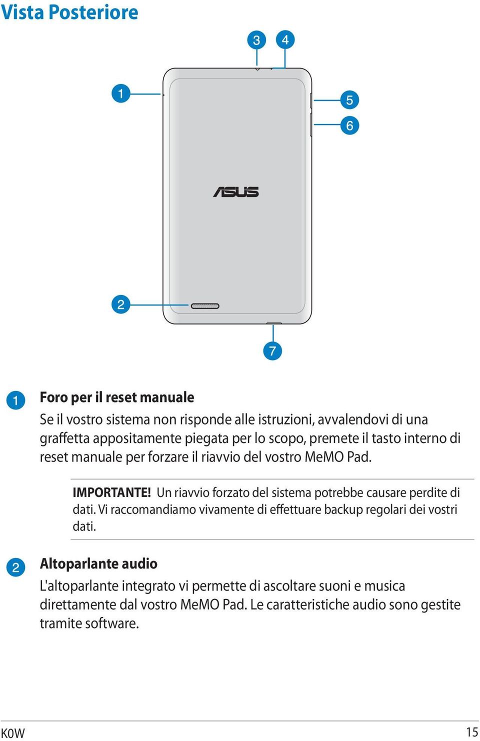 Un riavvio forzato del sistema potrebbe causare perdite di dati. Vi raccomandiamo vivamente di effettuare backup regolari dei vostri dati.